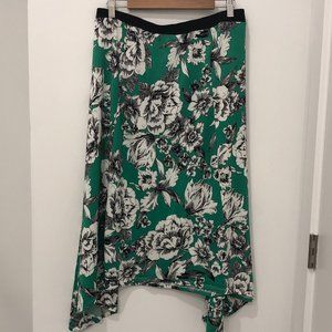 Roz & Ali Green and black skirt 2X